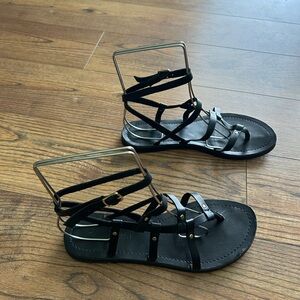 Madden Girl Black Strappy Sandals